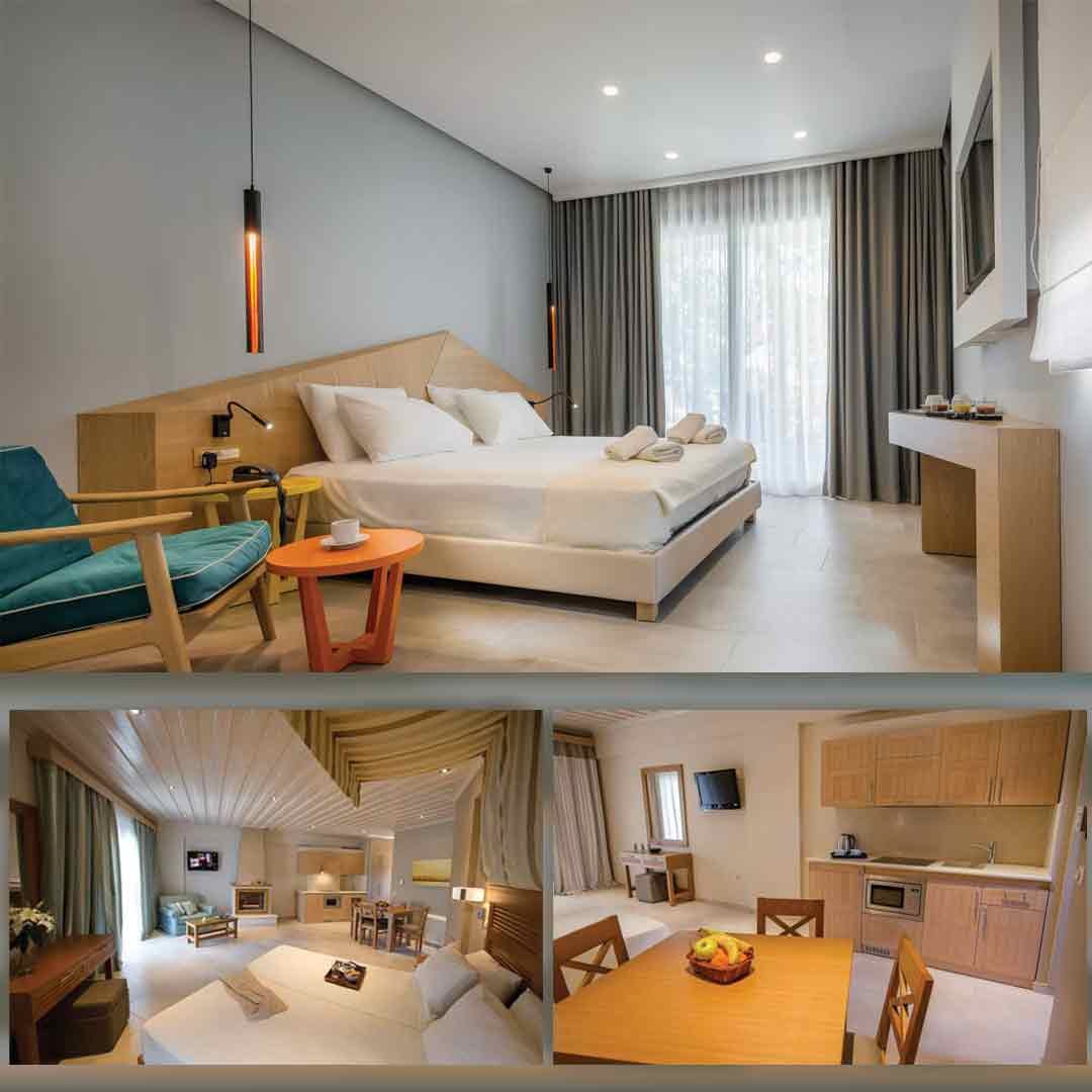 Modern suite interior at daLUZ Boutique Hotel in Preveza, Greece – elegant design and comfort by TicketSeller