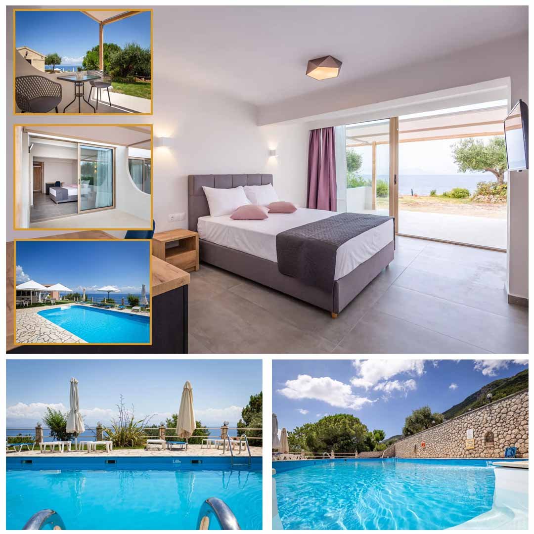 Boutique hotel in Corfu, Greece – Anasa Suites with sea view and pool by TicketSeller