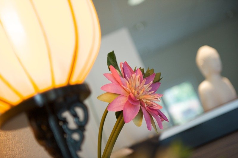 Cozy interior detail at Good Morning Berlin City West hotel with soft lighting and modern decor